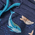 Shorts mit Wal-Muster, blau, Gr. 92 ALANA