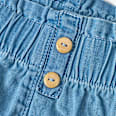 Shorts aus Jeans-Stoff & mit Holzknöpfen, blau, Gr. 98 ALANA