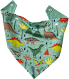 Halstuch Pro Climate mit Dino-Muster, grün ALANA