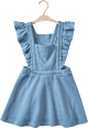 Kleid mit Waffel-Struktur, blau, Gr. 104 ALANA