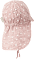 Schirmmütze mit Nackenschutz aus Musselin & Pusteblumen-Muster, lila, 48/49 ALANA