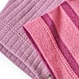 Leggings mit Ripp-Struktur + Streifen, lila + rosa, Gr. 116 ALANA