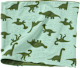 Loop Schal zum Wenden mit Dino-Muster, grün ALANA