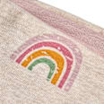 Loop Schal mit Regenbogen-Muster, beige ALANA