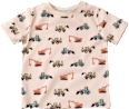 T-Shirt Pro Climate mit Traktor-Muster, beige, Gr. 110 ALANA