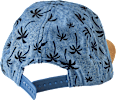 Basecap mit Palmen-Muster, blau, Gr. 54/55 PUSBLU