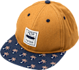 Basecap mit Palmen-Muster, orange + blau, 52/53 PUSBLU