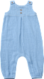 Overall aus Musselin, blau, Gr. 80 ALANA