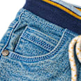 Jeans mit schmalem Schnitt & Rippbund, blau, Gr. 98 ALANA
