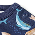 T-Shirt Pro Climate mit Wal-Muster, blau, Gr. 86 ALANA