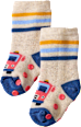 ABS Socken mit Feuerwehrauto-Motiv, beige & blau, Gr. 18/19 ALANA