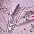 Schlafsack mit Beinen 2 TOG mit Feen-Muster, lila, 110 cm ALANA