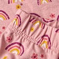 Schlafanzug Pro Climate mit Regenbogen-Muster, rosa, Gr. 104 ALANA