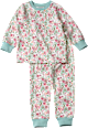 Schlafanzug Pro Climate mit Blumen-Muster, weiß, Gr. 98 ALANA
