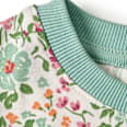 Schlafanzug Pro Climate mit Blumen-Muster, weiß, Gr. 98 ALANA