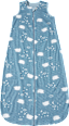 Schlafsack 1 TOG mit Schaf-Muster, blau, 110 cm ALANA