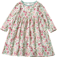 Kleid Pro Climate mit Blumen-Muster, weiß & rosa, Gr. 110 ALANA