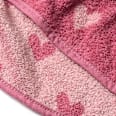 Badeponcho mit Herz-Muster, rosa, Gr. 1, ca. 5-7 Jahre ALANA
