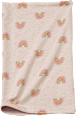 Loop Schal mit Regenbogen-Muster, beige ALANA