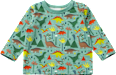 Langarmshirt Pro Climate mit Dino-Muster, grün, Gr. 74 ALANA
