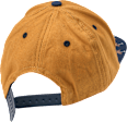 Basecap mit Palmen-Muster, orange + blau, 52/53 PUSBLU