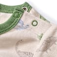 Body Kurzarm mit Dinosaurier-Muster, beige, Gr. 98/104 ALANA