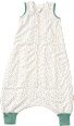 Schlafsack mit Beinen 1,5 TOG mit Punkte-Muster, weiß, 110 cm ALANA
