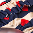 Schwimmwindel mit Herz-Muster, blau, Gr. 74/80 PUSBLU