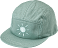 Basecap mit Sonnen-Applikation, grün, Gr. 46/47 PUSBLU