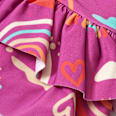 Badeanzug mit Regenbogen-Muster, lila, Gr. 86/92 PUSBLU
