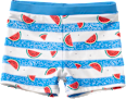 Badehose mit Wassermelonen-Muster, blau & weiß, Gr. 110/116 PUSBLU