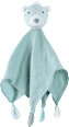 Schmusetuch Eisbär, blau fehn