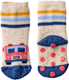 ABS Socken mit Feuerwehrauto-Motiv, beige & blau, Gr. 23/26 ALANA