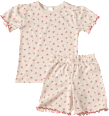 Schlafanzug mit Kirschen-Muster, Beige, Gr. 134/140 ALANA