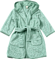Bademantel aus Frottee, grün, Gr. 134/140 ALANA