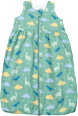 Schlafsack 1 TOG mit Dinosaurier-Muster, grün, 70 cm ALANA