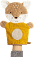 Waschhandschuh Fuchs, gelb fehn