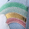 Basecap mit Regenbogen-Applikation, blau, Gr. 52/53 PUSBLU