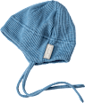 Erstlingsmütze mit Waffel-Struktur, blau, Gr. 38/39 ALANA