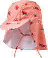 UV Mütze mit Nackenschutz & Melonen-Muster, rosa, Gr. 54/55 PUSBLU