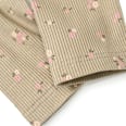 Leggings mit Blumen-Muster und Ripp-Struktur, grün, Gr. 128 ALANA