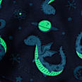 Schlafanzug mit Glow-in-the-Dark Drachen & Weltraum-Muster, blau, Gr. 110/116 PUSBLU