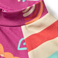 UV Shirt mit Regenbogen-Muster, lila + bunt, Gr. 110/116 PUSBLU