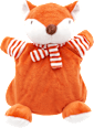 Handpuppe Fuchs, braun fluffies