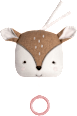 Spieluhr Reh, braun & rosa fehn