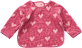 Ärmellätzchen mit Herz-Muster, rosa ALANA