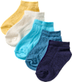 Sneaker Socken, gelb + weiß + blau, Gr. 19/22 PUSBLU