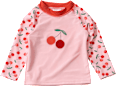 UV Shirt mit Kirsch-Muster, rosa, Gr. 110/116 PUSBLU