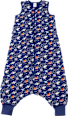 Schlafsack mit Beinen 2 TOG mit Weltraum-Muster, blau, 110 cm ALANA