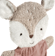 Waschhandschuh Reh, rosa fehn